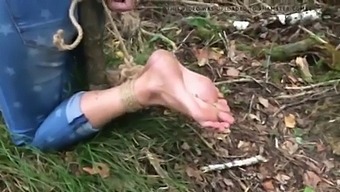 Outdoor Foot Fetish Fun With Amateur Torture