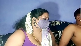 Aroused Indian Wife With Big Breasts Gives A Sensual Handjob