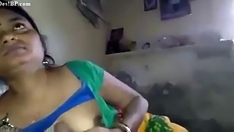 Desi Aunty With Husband Enjoys A Sensual Blowjob And Handjob In The Countryside