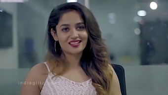 Beautiful Indian Teen With Big Natural Tits Co-Stars In Steamy Solo Video