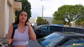 Big Natural Tits Teen Gives Blowjob To Car Mechanic In Real Life