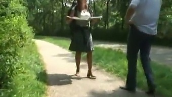Rough And Wild Sex With A Dutch Milf In The Woods