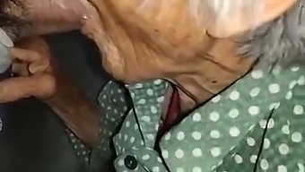 Asian Grandma Gets Naughty On Camera
