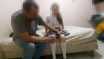 Mexican Schoolgirl And Neighbor Sneak Around To Give Each Other A Gift, Having Sex With A Young Man From Sinaloa In A Real Homemake Video