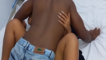 Intense Sex In The Bedroom With A Talented Lover While The Cuckold Drinks With Friends