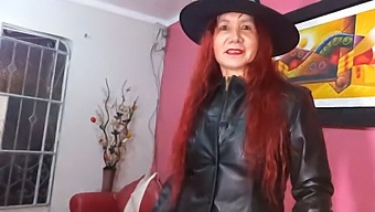 The Stunning Milf Goddess Transforms Into A Seductive Witch For Halloween