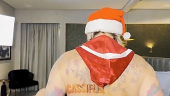 Mrs. Claus Shows Off Her Butt To A Well-Behaved Child. Watch The Explicit Video On Cassiflix.