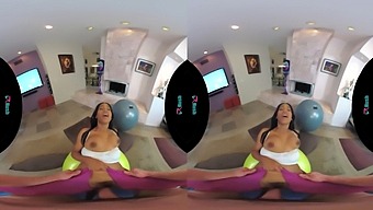Jenna Foxx Takes A Yoga Break And Gets Intimate
