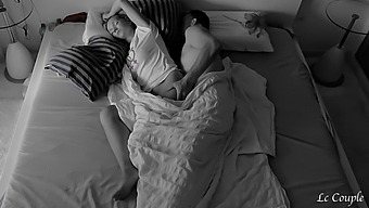 A Couple'S Morning Intimate Moment Captured Secretly In Their Bedroom