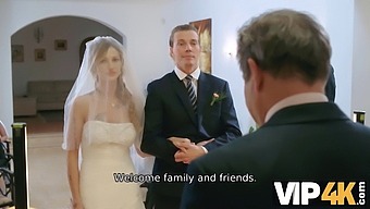 Hd Video Of A Bride-To-Be'S Naughty Role Play With A Groom-Like Figure In A Wedding Dress And Veil, Caught On Camera