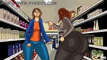 Mrs. Keagan With A Large Buttocks Faces Difficulties At The Grocery Store (Proposition Series 4)