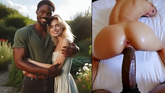 My Stunning Blonde Wife Is Ravished By Her New Ebony Lover With A Massive Cock, Resulting In A Creampie 3d And Huge Cumshot 3d!